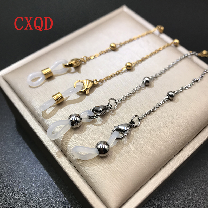 스테인레스 스틸 골드 실버 컬러 안경 비드 체인 여성용 - Sunglass Retainer Cord 리뷰 및 가격