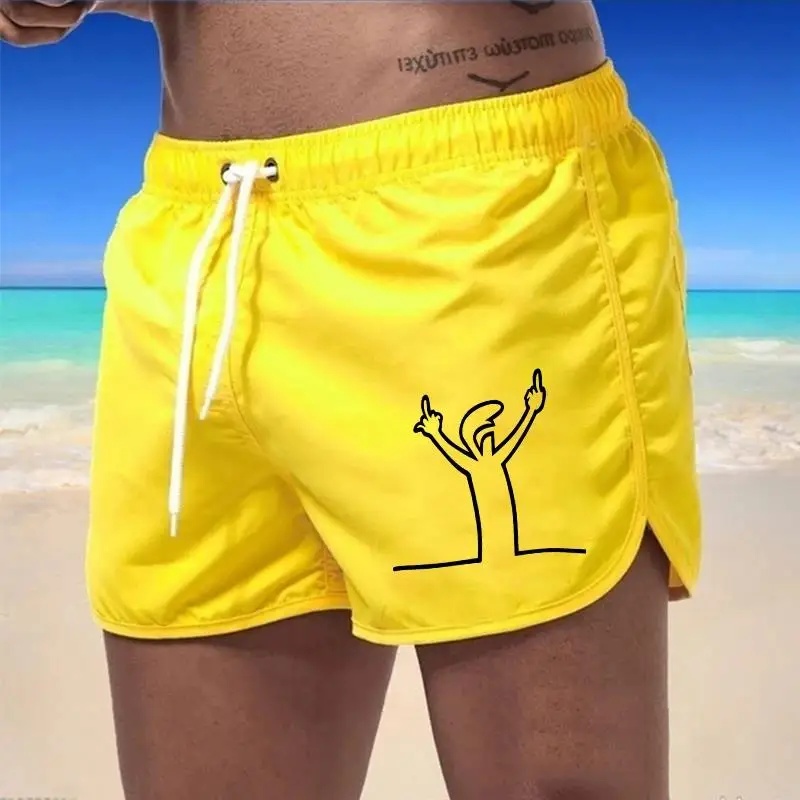 남성용 비치 반바지 프린트 캐주얼 서핑 수영복 야외 조 - Trunks Board Surf 리뷰 및 가격