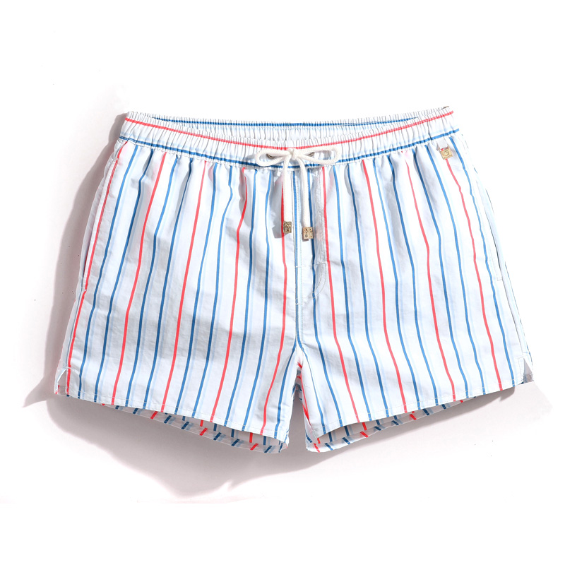 남성용 속건 스트라이프 수영 반바지, 신축성 있는 허리 - Trunks Board Surf 리뷰 및 가격