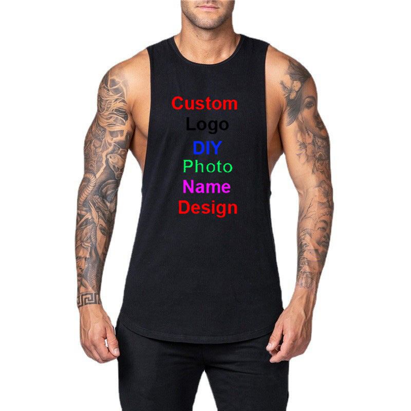 DIY 사용자 정의 로고 브랜드 체육관 탱크 탑 남성  - Tank Top Muscle 리뷰 및 가격