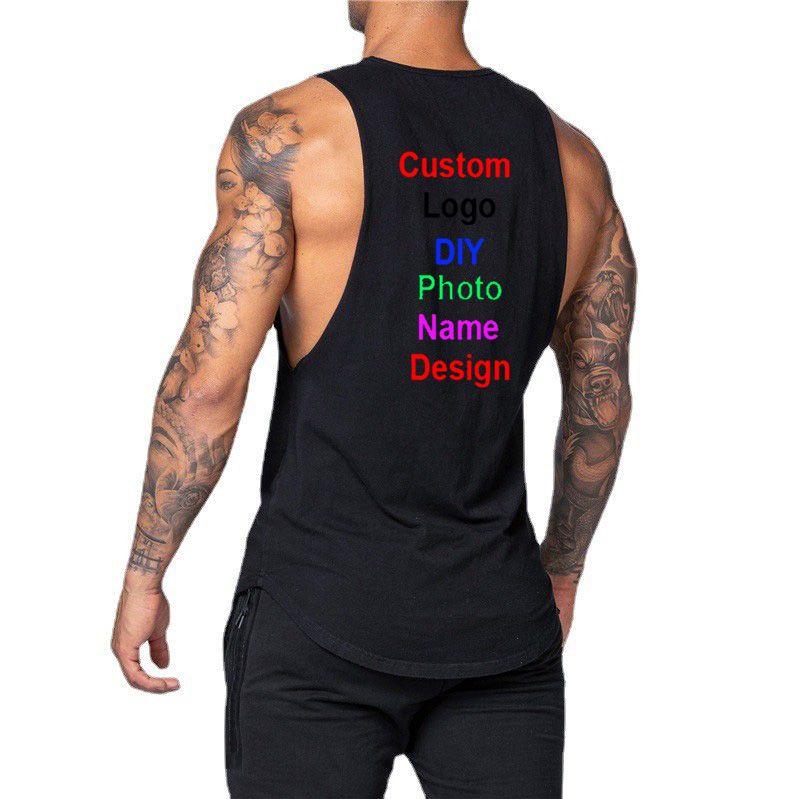 DIY 사용자 정의 로고 브랜드 체육관 탱크 탑 남성  - Tank Top Muscle 리뷰 및 가격