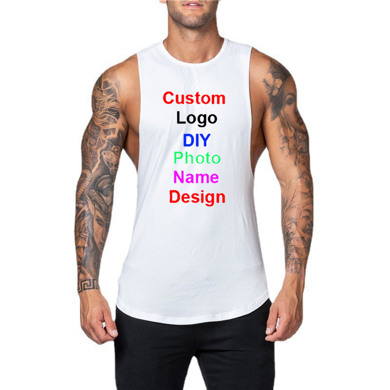 DIY 사용자 정의 로고 브랜드 체육관 탱크 탑 남성  - Tank Top Muscle 리뷰 및 가격