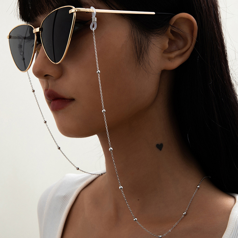 패션 메탈 다기능 안경 비즈 안경 체인 소녀 여름 비즈 - Sunglass Retainer Cord 리뷰 및 가격