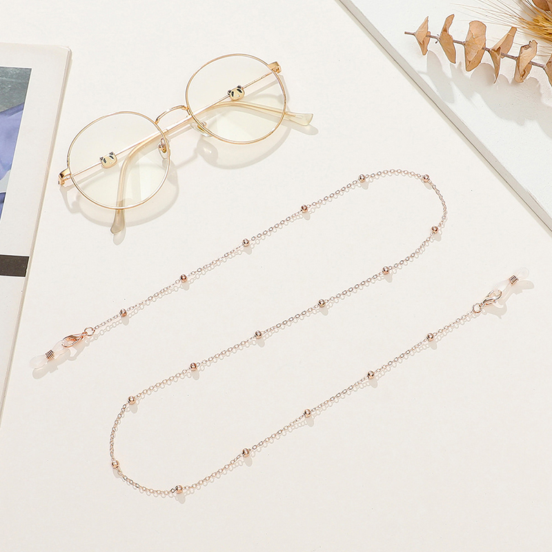 패션 메탈 다기능 안경 비즈 안경 체인 소녀 여름 비즈 - Sunglass Retainer Cord 리뷰 및 가격