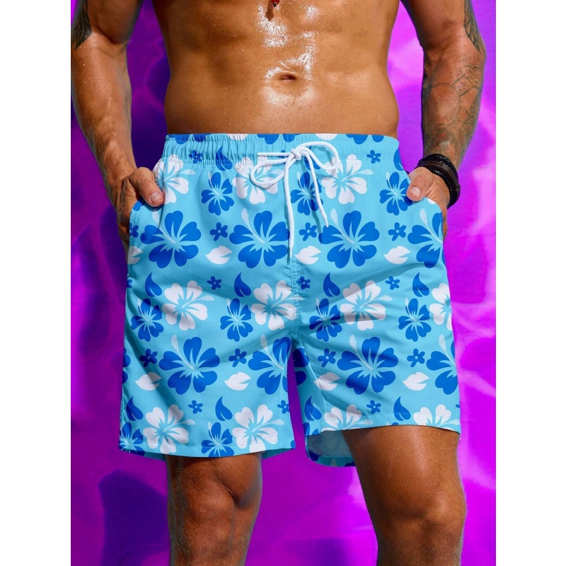 남성용 다채로운 꽃 그래픽 수영 트렁크 그라디언트 3D - Trunks Board Surf 리뷰 및 가격